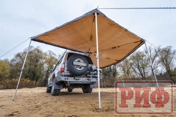 25 759 р. Маркиза автомобильная РИФ комбинированная (прямоугольная с веерной частью) 2,0х2,5 м (правая) РИФ rifavf0720250602  с доставкой в г. Керчь. Увеличить фотографию 8