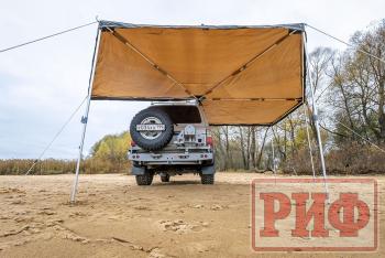 26 189 р. Маркиза автомобильная РИФ комбинированная (прямоугольная с веерной частью) 2,0х2,0 м (правая) РИФ rifavf072520602  с доставкой в г. Керчь. Увеличить фотографию 10