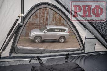 144 679 р. Палатка на крышу автомобиля РИФ Hard RT05-125, корпус белый, тент светло-серый, 210х125х150 РИФ rifrt051258010w  с доставкой в г. Керчь. Увеличить фотографию 11