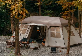 86 899 р. Палатка Naturehike Village 17, 4-местная, автоматическая, алюминиевый каркас, коричневая Naturehike cnh22zp021-br  с доставкой в г. Керчь. Увеличить фотографию 13