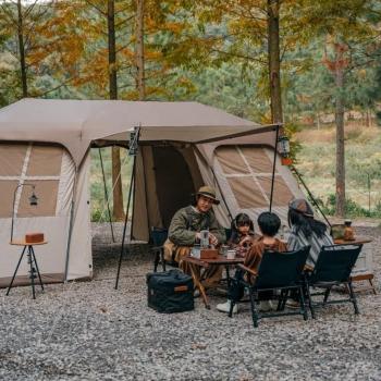 86 899 р. Палатка Naturehike Village 17, 4-местная, автоматическая, алюминиевый каркас, коричневая Naturehike cnh22zp021-br  с доставкой в г. Керчь. Увеличить фотографию 12