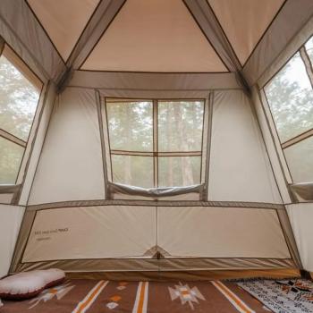 86 899 р. Палатка Naturehike Village 17, 4-местная, автоматическая, алюминиевый каркас, коричневая Naturehike cnh22zp021-br  с доставкой в г. Керчь. Увеличить фотографию 3