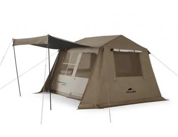 39 259 р. Палатка Naturehike Village 6.0 II поколения 4-местная, коричневая Naturehike cnk2300zp021-br  с доставкой в г. Керчь. Увеличить фотографию 1