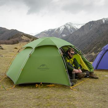 23 359 р. Палатка Naturehike Cloud Peak 20D Si 2-местная, алюминиевый каркас, зеленая Naturehike nh17k240-y-dgr  с доставкой в г. Керчь. Увеличить фотографию 5