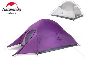13 299 р. Палатка Naturehike Cloud Up 2-местная, алюминиевый каркас, пурпурный Naturehike nh17t001-t-tpur  с доставкой в г. Керчь. Увеличить фотографию 1