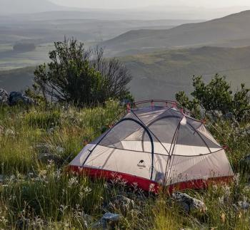 20 729 р. Палатка Naturehike Star-river Si 2-местная, алюминиевый каркас, сверхлегкая, серо-красная Naturehike nh17t012-t-lgrr  с доставкой в г. Керчь. Увеличить фотографию 2
