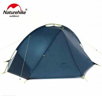 18 349 р. Палатка Naturehike Tagar Si 2-местная, алюминиевый каркас, сверхлегкая, синяя Naturehike nh17t180-j-2nbl  с доставкой в г. Керчь. Увеличить фотографию 2
