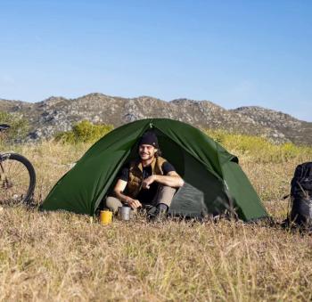 20 649 р. Палатка Naturehike Cycling (Spider) Si 1-местная, алюминиевый каркас, сверхлегкая, зеленая Naturehike nh18a095-d-20dfg  с доставкой в г. Керчь. Увеличить фотографию 6