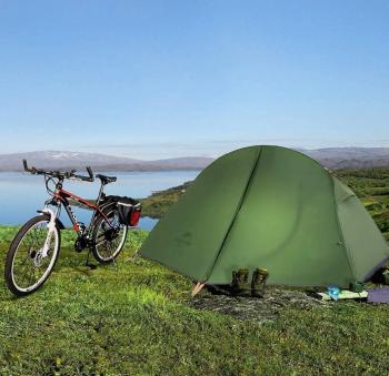 20 649 р. Палатка Naturehike Cycling (Spider) Si 1-местная, алюминиевый каркас, сверхлегкая, зеленая Naturehike nh18a095-d-20dfg  с доставкой в г. Керчь. Увеличить фотографию 7