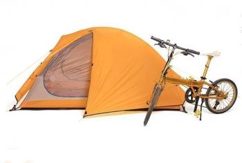 13 899 р. Палатка Naturehike Cycling Si 2-местная, алюминиевый каркас, сверхлегкая, оранжевая Naturehike nh18a180-d-2dor  с доставкой в г. Керчь. Увеличить фотографию 8