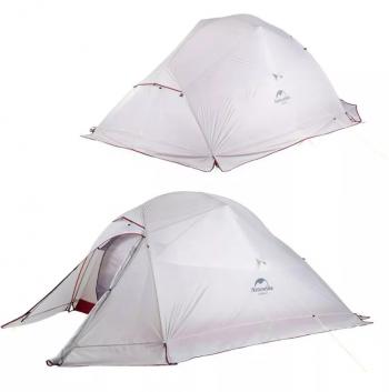 26 359 р. Палатка Naturehike Cloud Up Si 3-местная, алюминиевый каркас,снежная юбка, сверхлегкая, серо-красная Naturehike nh18t030-t-dlgskr  с доставкой в г. Керчь. Увеличить фотографию 1