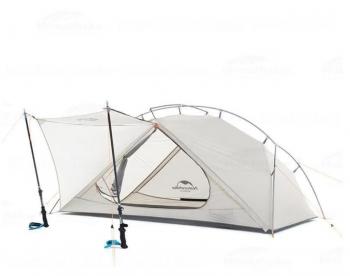 13 239 р. Палатка Naturehike VIK Si, 1-местная, алюминиевый каркас, белая Naturehike nh18w001-k-1w  с доставкой в г. Керчь. Увеличить фотографию 3