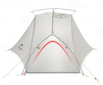 13 239 р. Палатка Naturehike VIK Si, 1-местная, алюминиевый каркас, снежная юбка, белая Naturehike nh18w001-k-1wskr  с доставкой в г. Керчь. Увеличить фотографию 3