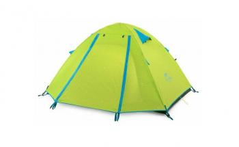 8 969 р. Палатка Naturehike P-Series 2-местная, алюминиевый каркас, салатовый Naturehike nh18z022-p-2dgr  с доставкой в г. Керчь. Увеличить фотографию 1