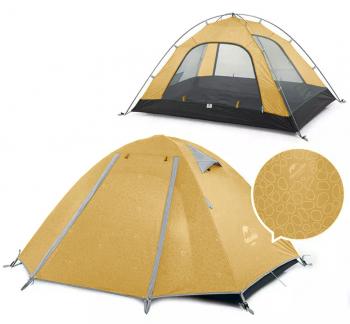 8 749 р. Палатка Naturehike P-Series 2-местная, алюминиевый каркас, желтая Naturehike nh18z022-p-2ye  с доставкой в г. Керчь. Увеличить фотографию 3