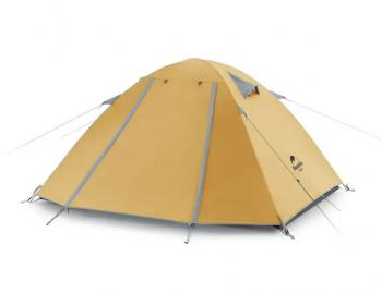 8 749 р. Палатка Naturehike P-Series 2-местная, алюминиевый каркас, желтая Naturehike nh18z022-p-2ye  с доставкой в г. Керчь. Увеличить фотографию 1