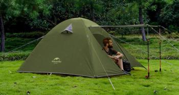 11 989 р. Палатка Naturehike P-Series 4-местная, алюминиевый каркас, зеленая Naturehike nh18z044-p-4dgr  с доставкой в г. Керчь. Увеличить фотографию 5