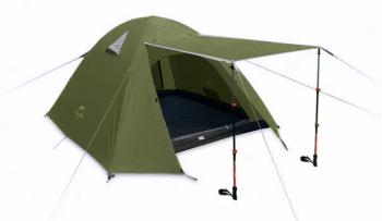 11 989 р. Палатка Naturehike P-Series 4-местная, алюминиевый каркас, зеленая Naturehike nh18z044-p-4dgr  с доставкой в г. Керчь. Увеличить фотографию 3