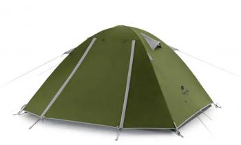 11 989 р. Палатка Naturehike P-Series 4-местная, алюминиевый каркас, зеленая Naturehike nh18z044-p-4dgr  с доставкой в г. Керчь. Увеличить фотографию 1