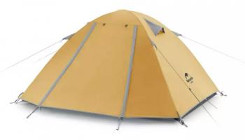 11 989 р. Палатка Naturehike P-Series 4-местная, алюминиевый каркас, желтая Naturehike nh18z044-p-4ye  с доставкой в г. Керчь. Увеличить фотографию 1