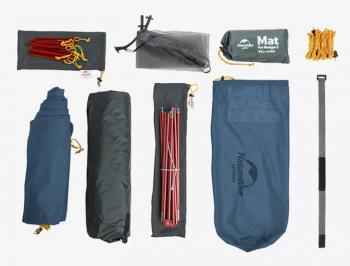 17 139 р. Палатка Naturehike Mongar 2-местная, алюминиевый каркас, сверхлегкая, синяя Naturehike nh19m002-j-dbl  с доставкой в г. Керчь. Увеличить фотографию 5
