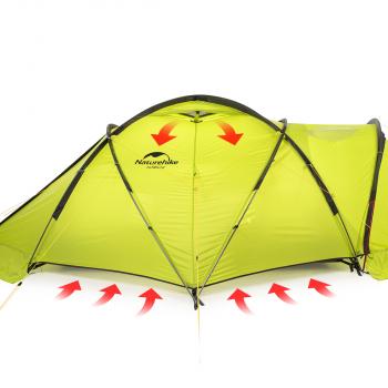 24 779 р. Палатка Naturehike Lgloo Alpine, 2-местная Naturehike nh19zp012-li  с доставкой в г. Керчь. Увеличить фотографию 5