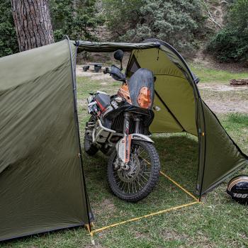 23 709 р. Палатка Naturehike Could Tourer 2-местная+ мотоцикл, алюминиевый каркас, серый Naturehike nh19zp013-g  с доставкой в г. Керчь. Увеличить фотографию 3