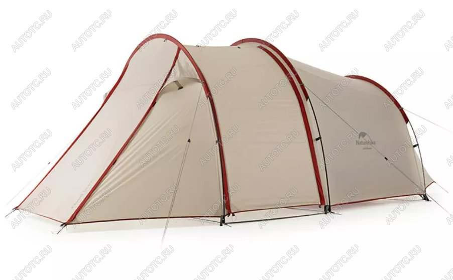 23 709 р. Палатка Naturehike Could Tourer 2-местная+ мотоцикл, алюминиевый каркас, серый Naturehike nh19zp013-g  с доставкой в г. Керчь