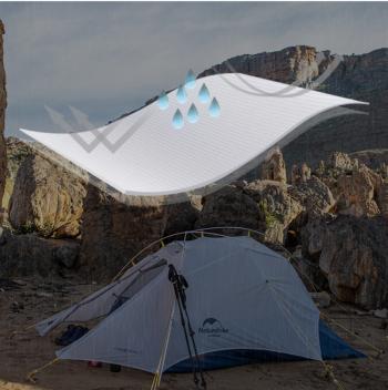 23 149 р. Палатка Naturehike Cloud Up-Wing Si 2-местная, алюминиевый каркас, серо-синяя Naturehike nh19zp083-2-2wdgrbl  с доставкой в г. Керчь. Увеличить фотографию 4