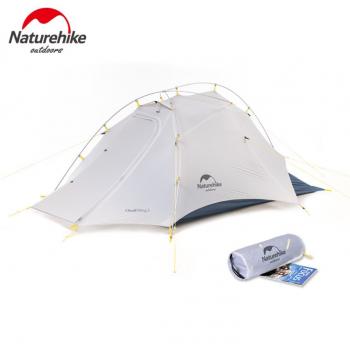 23 149 р. Палатка Naturehike Cloud Up-Wing Si 2-местная, алюминиевый каркас, серо-синяя Naturehike nh19zp083-2-2wdgrbl  с доставкой в г. Керчь. Увеличить фотографию 2