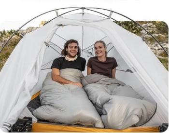 22 999 р. Палатка Naturehike Cloud Up-Wing Si 2-местная, алюминиевый каркас, серо-желтая Naturehike nh19zp083-2-2wdgrye  с доставкой в г. Керчь. Увеличить фотографию 6