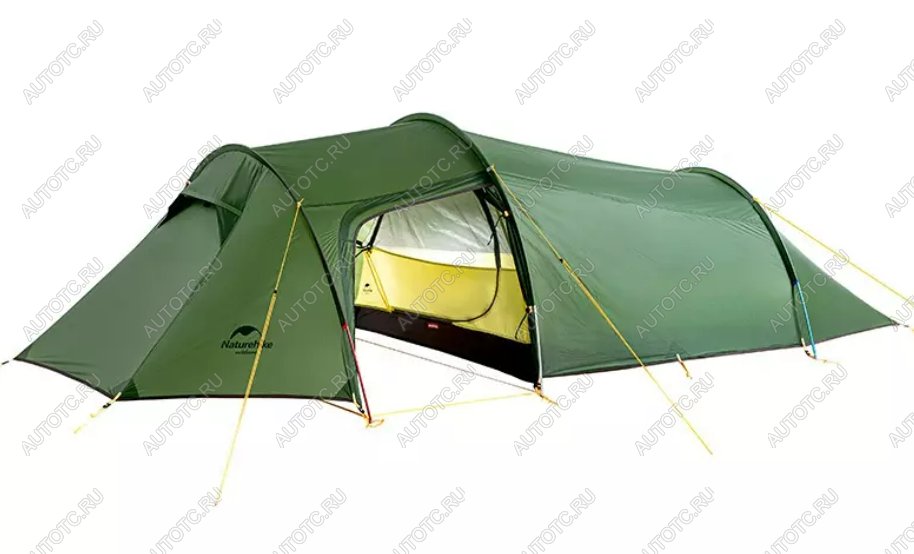 37 979 р. Палатка Naturehike Opalus Si 2-местная, алюминиевый каркас, зеленый Naturehike nh20zp001-dfgr  с доставкой в г. Керчь