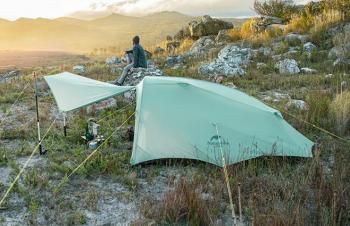 14 609 р. Палатка Naturehike Outdoor 2-местная, алюминиевый каркас, сверхлегкая, голубой Naturehike nh20zp091-2lbl  с доставкой в г. Керчь. Увеличить фотографию 18