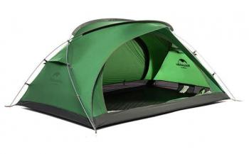 12 869 р. Палатка Naturehike Bear-Ul2 2-местная, алюминиевый каркас, зеленая Naturehike nh20zp108-fgr  с доставкой в г. Керчь. Увеличить фотографию 1