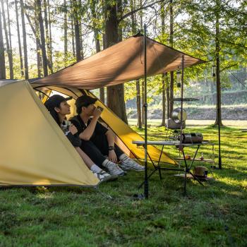 13 999 р. Палатка Naturehike Butterfly 2-местная, алюминиевый каркас, желто-коричневый Naturehike nh21yw132-yebr  с доставкой в г. Керчь. Увеличить фотографию 7