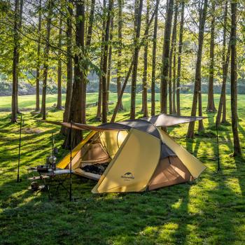 13 999 р. Палатка Naturehike Butterfly 2-местная, алюминиевый каркас, желто-коричневый Naturehike nh21yw132-yebr  с доставкой в г. Керчь. Увеличить фотографию 6