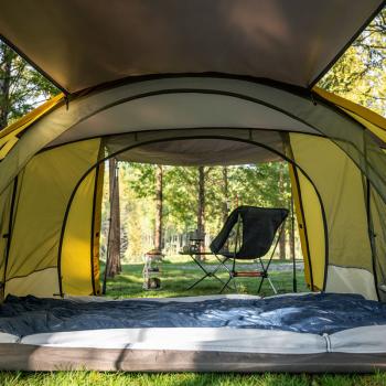 13 999 р. Палатка Naturehike Butterfly 2-местная, алюминиевый каркас, желто-коричневый Naturehike nh21yw132-yebr  с доставкой в г. Керчь. Увеличить фотографию 4