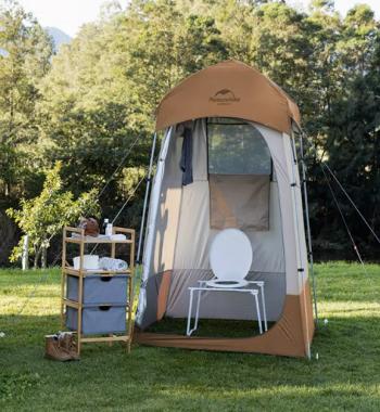13 629 р. Палатка Naturehike душ-туалет, алюминиевый каркас, коричневый Naturehike nh21zp005-br  с доставкой в г. Керчь. Увеличить фотографию 7