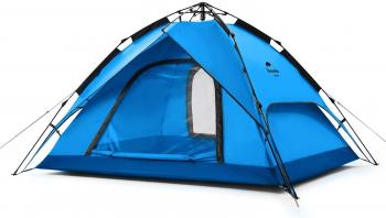 8 529 р. Палатка Naturehike 3-местная, быстросборная, синяя Naturehike nh21zp008-3bl  с доставкой в г. Керчь. Увеличить фотографию 2