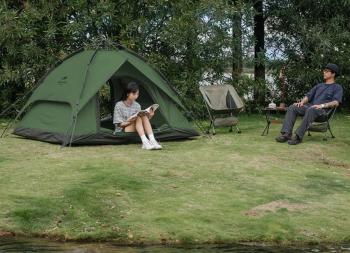 8 529 р. Палатка Naturehike 3-местная, быстросборная, зеленая Naturehike nh21zp008-3fgr  с доставкой в г. Керчь. Увеличить фотографию 14