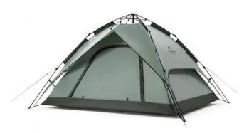 9 169 р. Палатка Naturehike 3-местная, быстросборная, серо-зеленая Naturehike nh21zp008-3ggr  с доставкой в г. Керчь. Увеличить фотографию 2