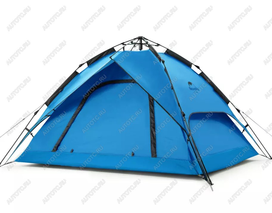 9 179 р. Палатка Naturehike 4-местная, быстросборная, синяя Naturehike nh21zp008-4bl  с доставкой в г. Керчь