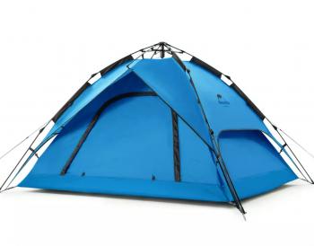 9 179 р. Палатка Naturehike 4-местная, быстросборная, синяя Naturehike nh21zp008-4bl  с доставкой в г. Керчь. Увеличить фотографию 2