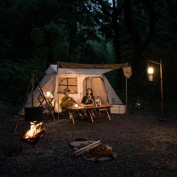 29 739 р. Палатка Naturehike Village 5.0 4-местная, алюминиевый каркас, снежная юбка, бежевая Naturehike nh21zp009-kh  с доставкой в г. Керчь. Увеличить фотографию 6