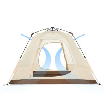 13 949 р. Палатка Naturehike Ango 3-местная, быстросборная, бежевая Naturehike nh21zp010-kh  с доставкой в г. Керчь. Увеличить фотографию 5