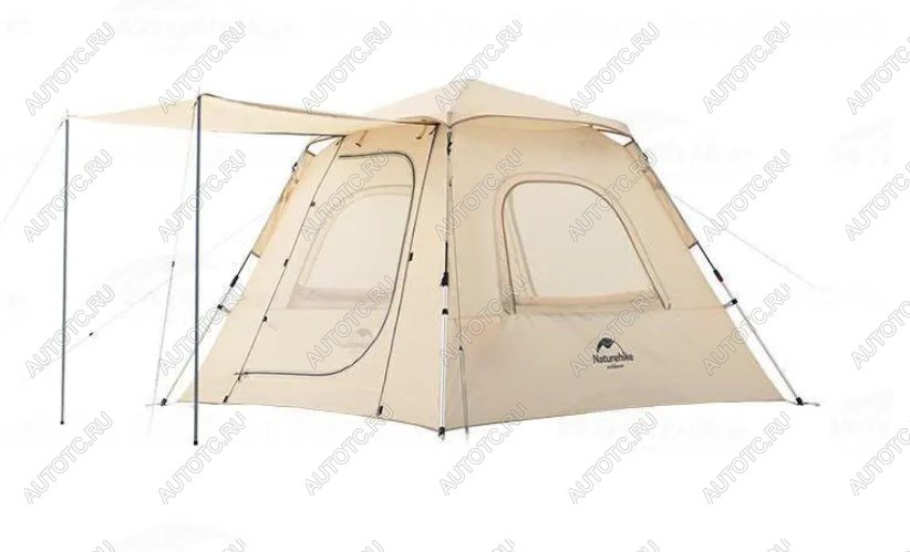 20 789 р. Палатка Naturehike Ango 3-местная, быстросборная, снежная юбка, бежевая Naturehike nh21zp010-khskr  с доставкой в г. Керчь