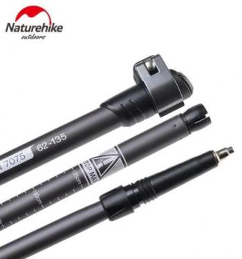 4 749 р. Палки треккинговые, алюминиевые, ST03, серые, для ходьбы (2 шт.) Naturehike nh17d017-d-ug.set  с доставкой в г. Керчь. Увеличить фотографию 4