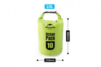 899 р. Гермомешок Naturehike Ocean Pack 10 л. (зелёный) Naturehike fs15m010-j-10gr  с доставкой в г. Керчь. Увеличить фотографию 3