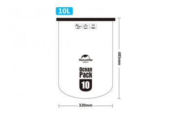 899 р. Гермомешок Naturehike Ocean Pack 10 л. (оранжевый) Naturehike fs15m010-j-10or  с доставкой в г. Керчь. Увеличить фотографию 6