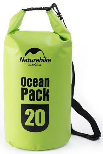 1 059 р. Гермомешок Naturehike Ocean Pack 20 л. (зелёный) Naturehike fs15m010-j-20gr  с доставкой в г. Керчь. Увеличить фотографию 1